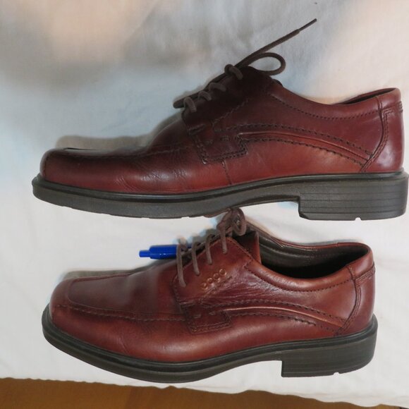 Ecco Brown Leather Dress Shoes Size 7.5 main image 5